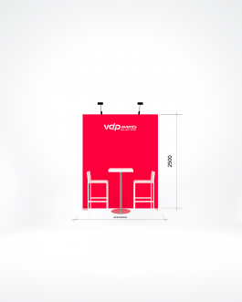 6m2 booth – 200x250cm cloth