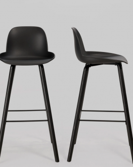 Barkruk ALBERT KUIP Zwart / Zwart