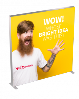 Lightframe 200X250CM incl. 1 bedrukt doek