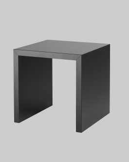Salontafel PONTA 45×45 Zwart / Zwart