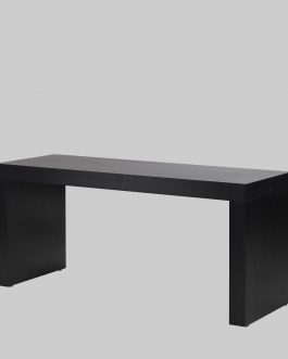 Zittafel PONTA 170×60 Zwart / Zwart