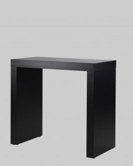 Statafel PONTA 120×60 Zwart / Zwart