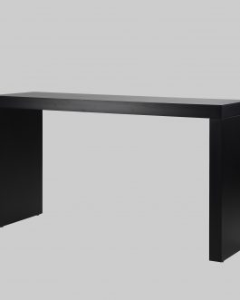 Statafel PONTA 206×60 Zwart / Zwart