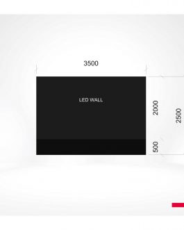 Led wall 350x200cm