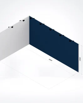 Fullcolor bedrukte beurswand 500×250 CM (bxh)