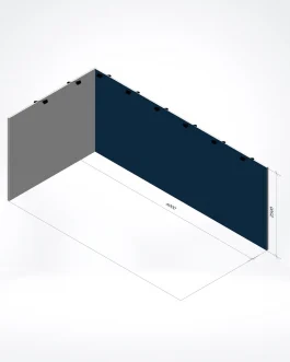 Fullcolor stand wall 600×250 CM (WxH)