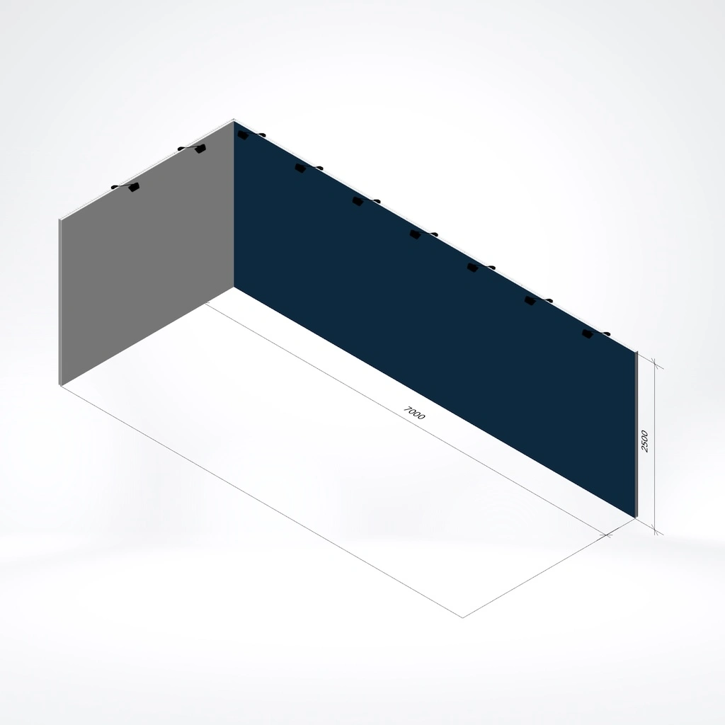 7m achterwand VDP Events