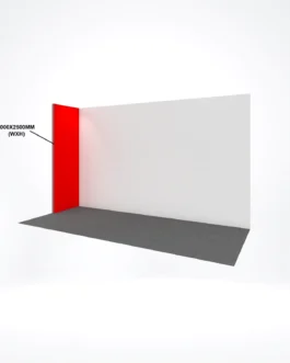 Full-color printed exhibition wall 100 × 250 cm