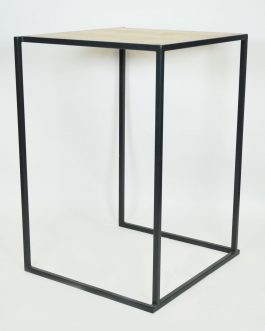 Statafel zwart staal