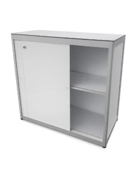 Afsluitbare balie wit