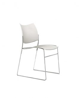 Casala Curvy stoel, wit