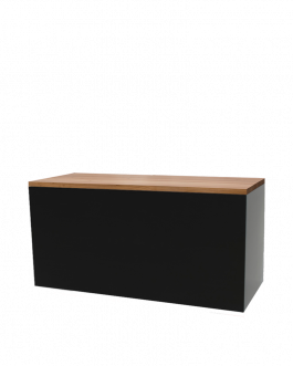 Forest bar/buffet zwart, hxdxb: 98x80x190 cm