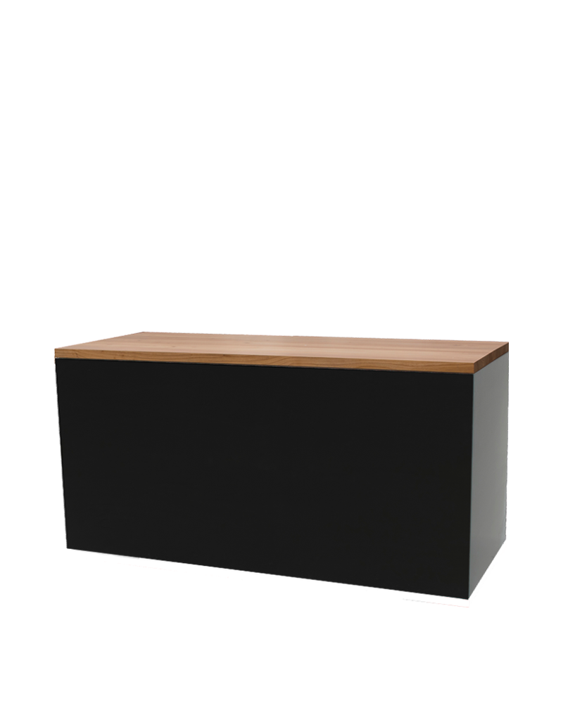 Forest bar/buffet zwart, hxdxb: 98x80x190 cm