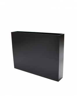 Roomdivider zwart, 150/110/25 cm