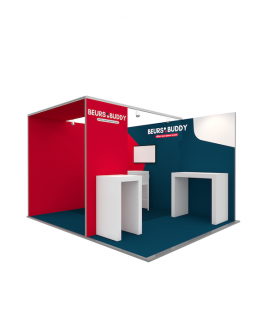 4×3 meter rental Booth “Vincent”