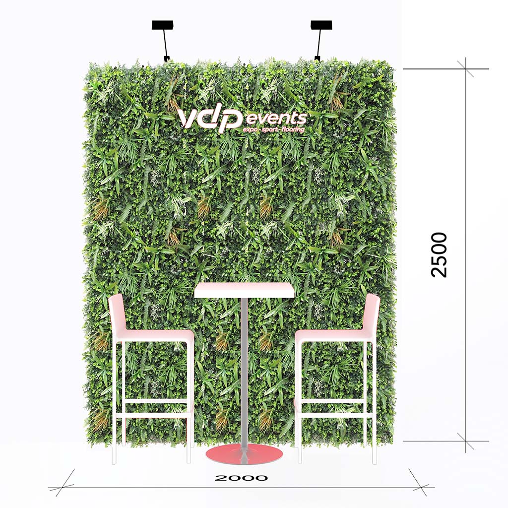 2x2,5 meter Plantenwand Jungle