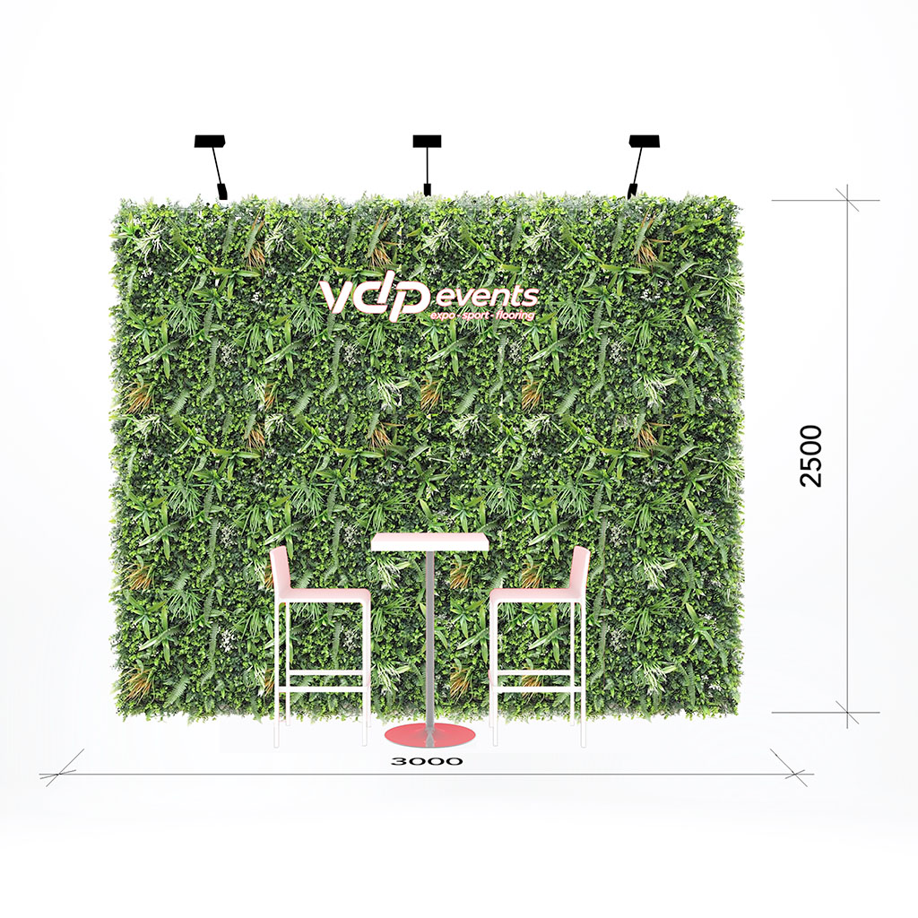 3x2,5 meter Plantenwand Jungle