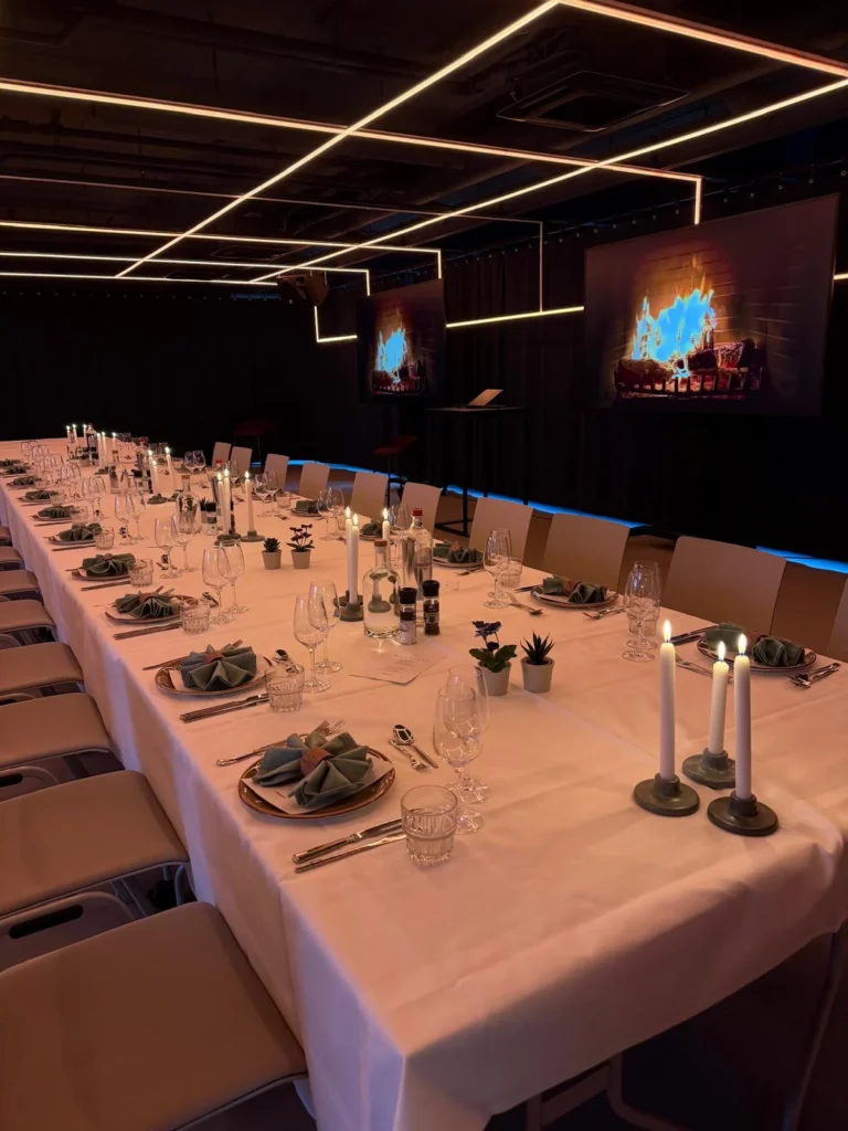 Dotslash Utrecht – locatie – Event Space The Grid Diner-opstelling (2)