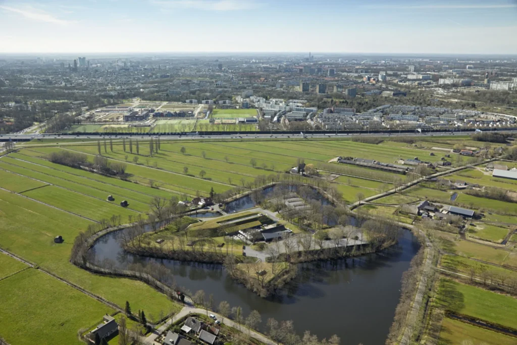 Fort Voordorp luchtfoto