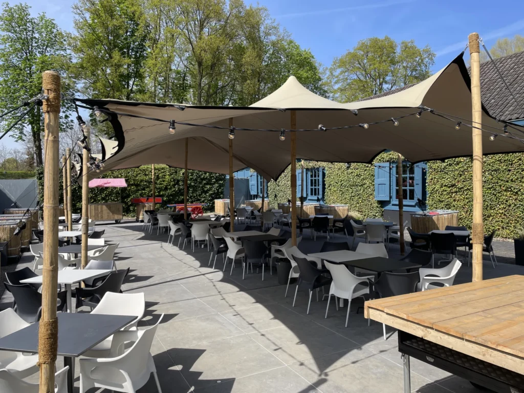 Fort Voordorp – locatie – Linie terras met tentdoek