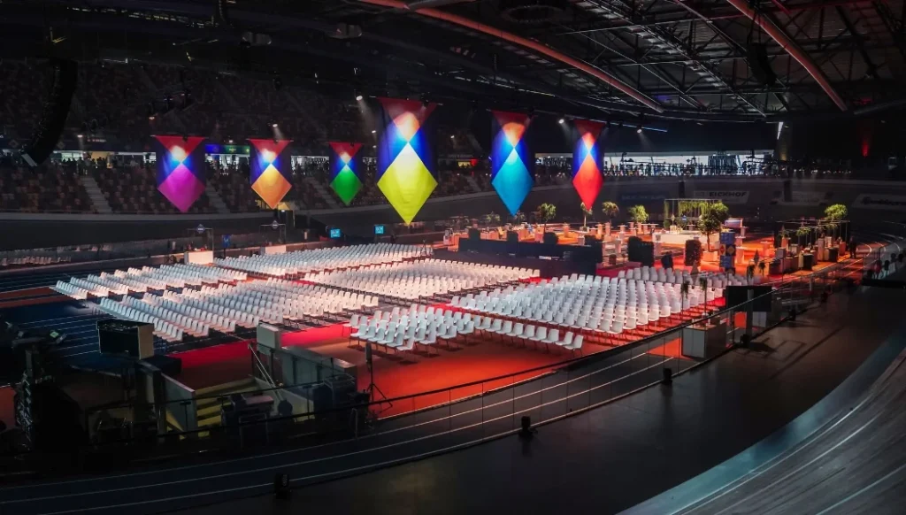 Omnisport Apeldoorn — Cycling and Athletics Hall — Conference setting 3